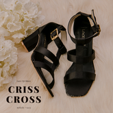 Criss-cross-NAVY BLUE